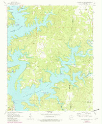 Download a high-resolution, GPS-compatible USGS topo map for Norfork Dam North, AR (1982 edition)