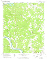 Download a high-resolution, GPS-compatible USGS topo map for Norfork Dam South, AR (1974 edition)