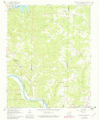 Download a high-resolution, GPS-compatible USGS topo map for Norfork Dam South, AR (1982 edition)