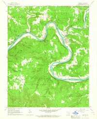 Download a high-resolution, GPS-compatible USGS topo map for Norfork, AR (1967 edition)