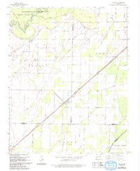 Download a high-resolution, GPS-compatible USGS topo map for OKean, AR (1993 edition)