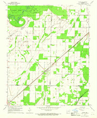 Download a high-resolution, GPS-compatible USGS topo map for OKean, AR (1966 edition)