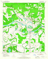 Download a high-resolution, GPS-compatible USGS topo map for Ogden, AR (1966 edition)