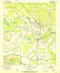 Download a high-resolution, GPS-compatible USGS topo map for Ogden, AR (1951 edition)