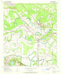 Download a high-resolution, GPS-compatible USGS topo map for Ogden, AR (1971 edition)