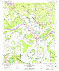Download a high-resolution, GPS-compatible USGS topo map for Ogden, AR (1976 edition)