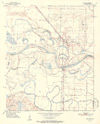 Download a high-resolution, GPS-compatible USGS topo map for Ogden, AR (1951 edition)