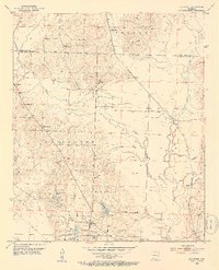 Download a high-resolution, GPS-compatible USGS topo map for Old Town, AR (1953 edition)