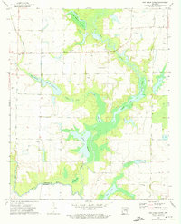 Download a high-resolution, GPS-compatible USGS topo map for One Horse Store, AR (1974 edition)