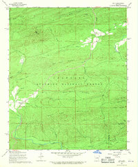 preview thumbnail of historical topo map of Yell County, AR in 1968