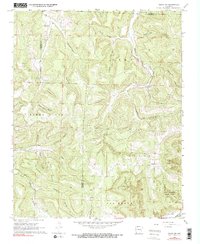 Download a high-resolution, GPS-compatible USGS topo map for Osage SW, AR (1991 edition)
