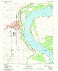 Download a high-resolution, GPS-compatible USGS topo map for Osceola, AR (1984 edition)