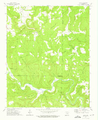 Download a high-resolution, GPS-compatible USGS topo map for Oxley, AR (1975 edition)