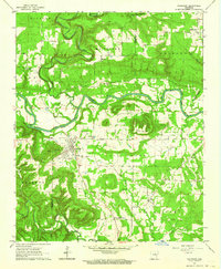 Download a high-resolution, GPS-compatible USGS topo map for Pangburn, AR (1964 edition)