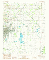 preview thumbnail of historical topo map of Greene County, AR in 1983