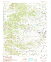 preview thumbnail of historical topo map of Greene County, AR in 1984