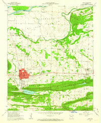 1961 Map of Paris, 1962 Print