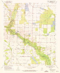 Download a high-resolution, GPS-compatible USGS topo map for Parkers Corner, AR (1971 edition)