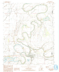 Download a high-resolution, GPS-compatible USGS topo map for Parkin, AR (1993 edition)
