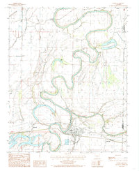 Download a high-resolution, GPS-compatible USGS topo map for Parkin, AR (1985 edition)