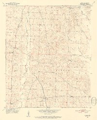 Download a high-resolution, GPS-compatible USGS topo map for Patmos, AR (1952 edition)