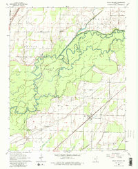 Download a high-resolution, GPS-compatible USGS topo map for Peach Orchard, AR (1981 edition)