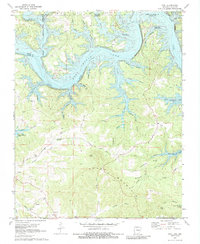 Download a high-resolution, GPS-compatible USGS topo map for Peel, AR (1988 edition)