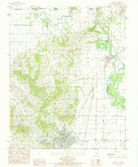 Download a high-resolution, GPS-compatible USGS topo map for Piggott, AR (1984 edition)