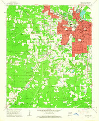 preview thumbnail of historical topo map of Pine Bluff, AR in 1962