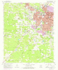 Download a high-resolution, GPS-compatible USGS topo map for Pine Bluff, AR (1978 edition)