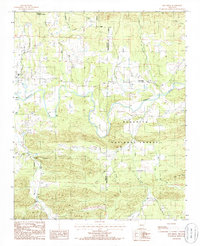 Download a high-resolution, GPS-compatible USGS topo map for Pine Ridge, AR (1986 edition)