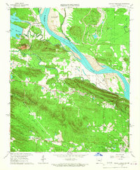 Download a high-resolution, GPS-compatible USGS topo map for Pinnacle Mountain, AR (1967 edition)