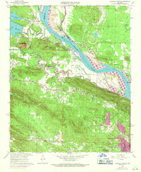 Download a high-resolution, GPS-compatible USGS topo map for Pinnacle Mountain, AR (1971 edition)