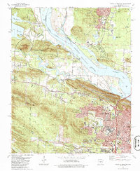 Download a high-resolution, GPS-compatible USGS topo map for Pinnacle Mountain, AR (1986 edition)