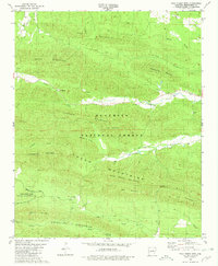 Download a high-resolution, GPS-compatible USGS topo map for Polk Creek Mtn, AR (1981 edition)