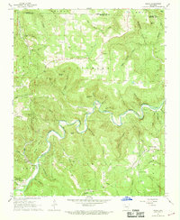 Download a high-resolution, GPS-compatible USGS topo map for Ponca, AR (1968 edition)