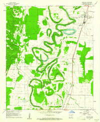 Download a high-resolution, GPS-compatible USGS topo map for Portland, AR (1961 edition)