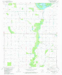 Download a high-resolution, GPS-compatible USGS topo map for Powers Slough, AR (1980 edition)