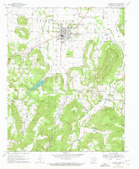 Download a high-resolution, GPS-compatible USGS topo map for Prairie Grove, AR (1972 edition)