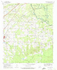 Download a high-resolution, GPS-compatible USGS topo map for Prescott East, AR (1972 edition)