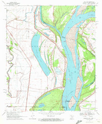 preview thumbnail of historical topo map of Chicot County, AR in 1970