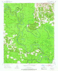 1950 Map of Hempstead County, AR, 1966 Print