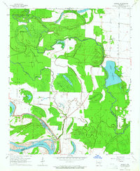 Download a high-resolution, GPS-compatible USGS topo map for Reydell, AR (1965 edition)