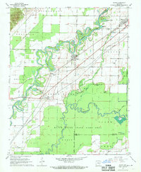 preview thumbnail of historical topo map of Reyno, AR in 1968