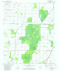 Download a high-resolution, GPS-compatible USGS topo map for Risher, AR (1980 edition)