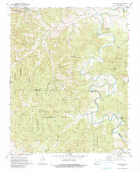 Download a high-resolution, GPS-compatible USGS topo map for Rockhouse, AR (1991 edition)