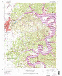 preview thumbnail of historical topo map of Rogers, Benton County, AR in 1958