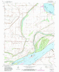 Download a high-resolution, GPS-compatible USGS topo map for Rosa, AR (1983 edition)