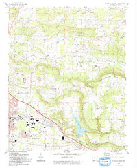 preview thumbnail of historical topo map of Pope County, AR in 1993