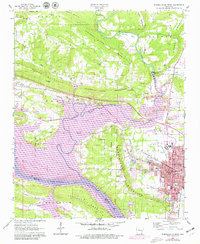 Download a high-resolution, GPS-compatible USGS topo map for Russellville West, AR (1979 edition)